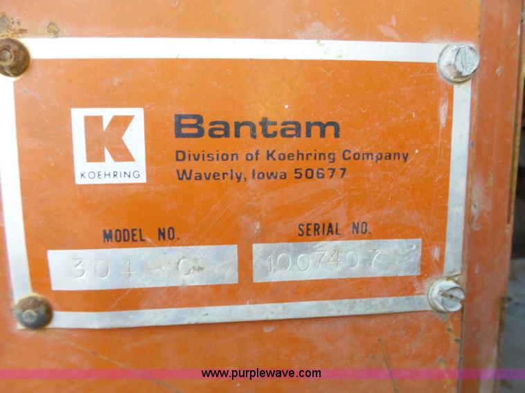 image for item J8876 1977 Bantam T350A crane truck