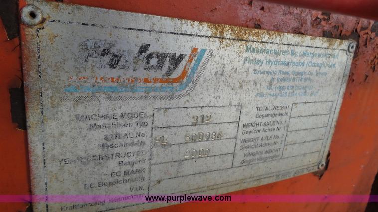 image for item K3491 2000 Finlay C312 screen