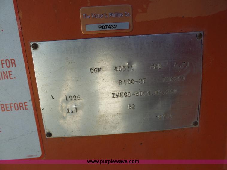 image for item L3012 1996 Fiat-Allis FR100 wheel loader