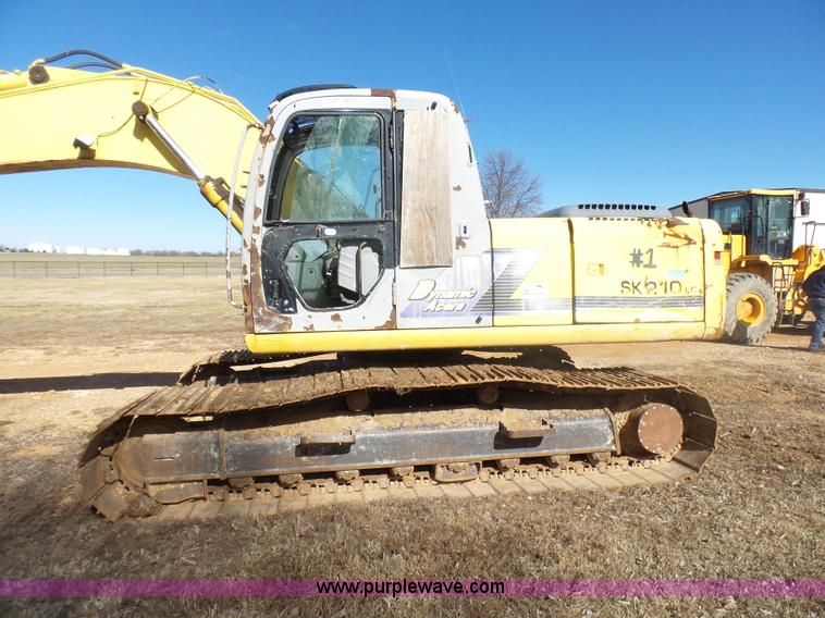 image for item L5413 2002 Kobelco SK210LC excavator