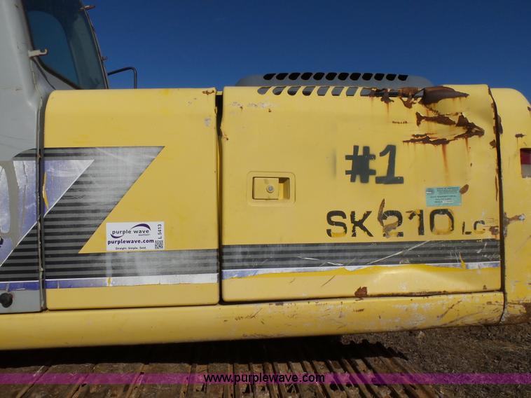 image for item L5413 2002 Kobelco SK210LC excavator