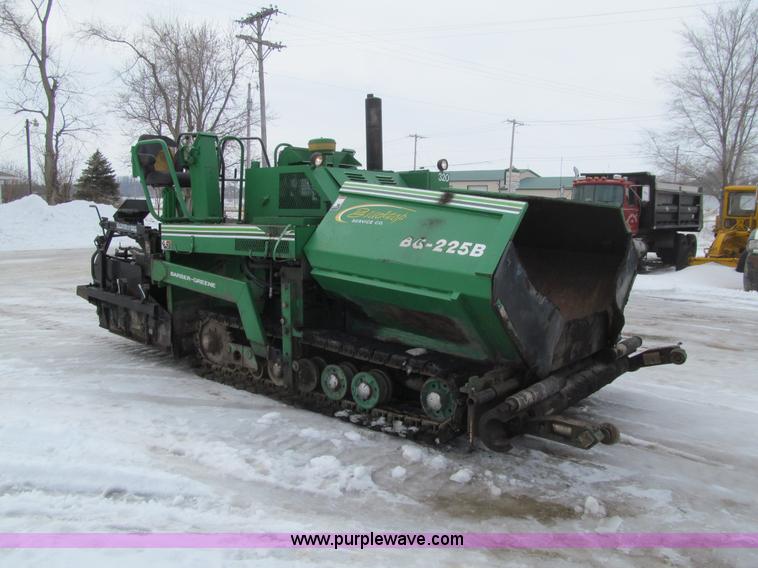 image for item L5567 1996 Barber Greene BG225B paver