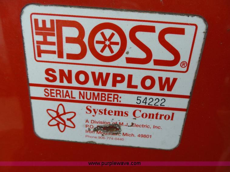 image for item L5575 Boss Power VXT snowplow