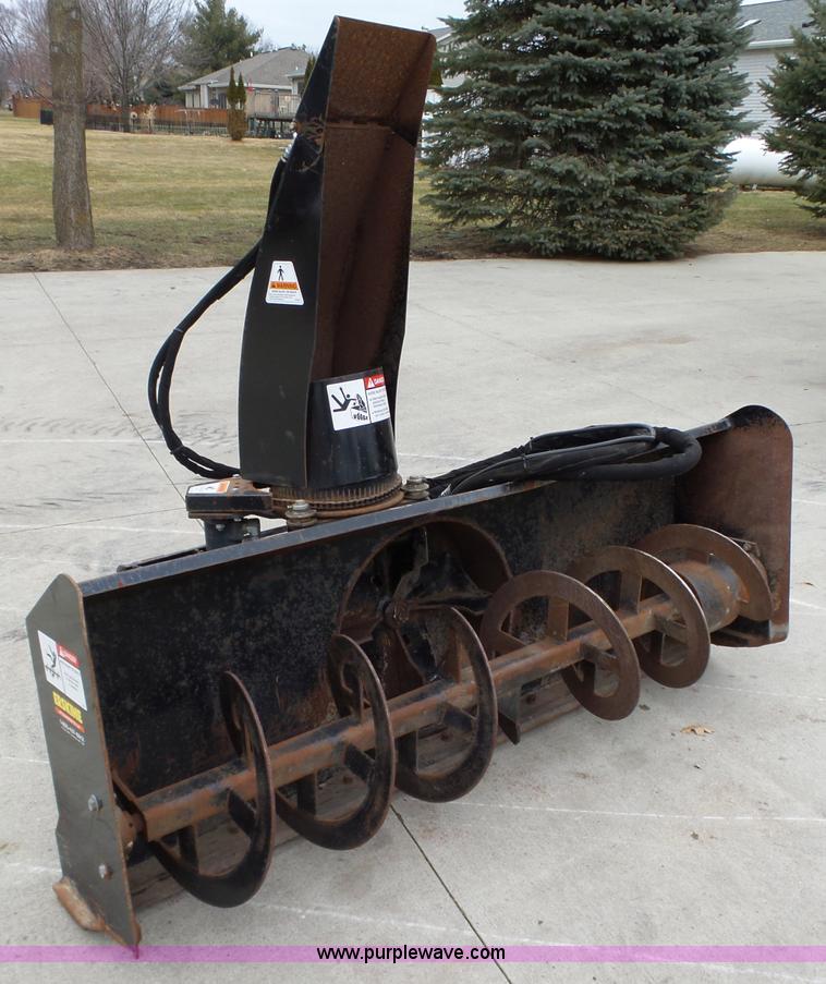 image for item L5576 Erskine skid steer snow blower