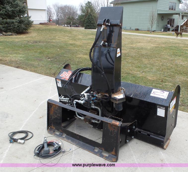 image for item L5576 Erskine skid steer snow blower