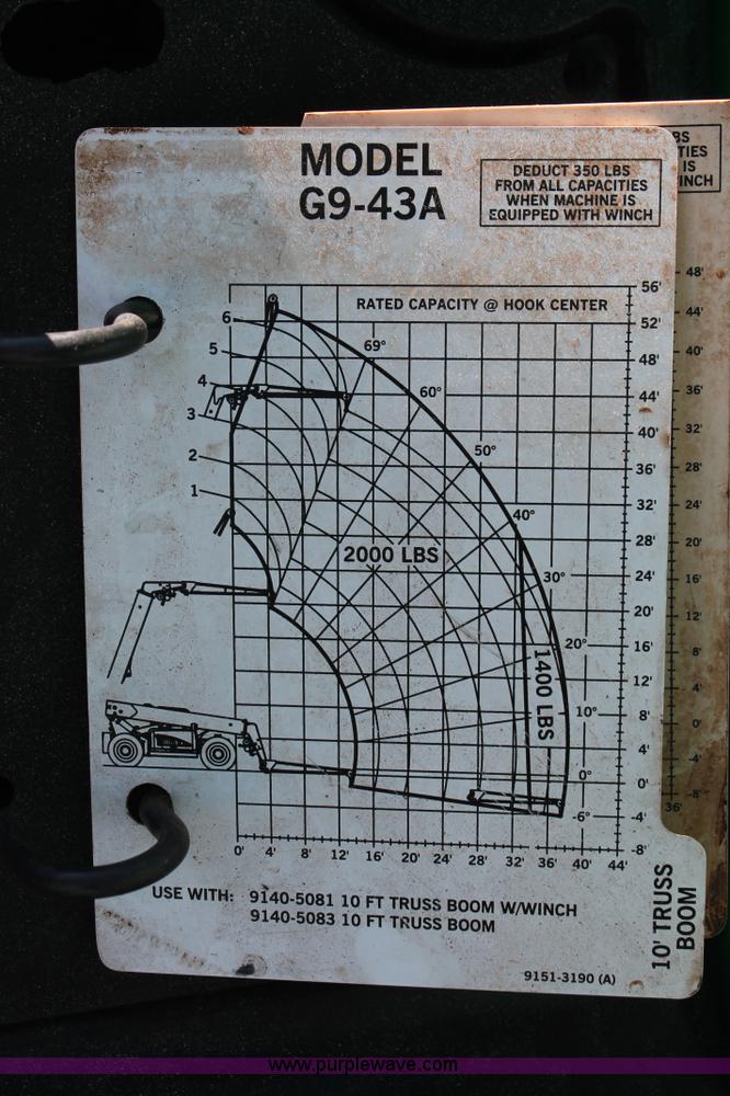 image for item L6826 2004 JLG G9-43A telehandler