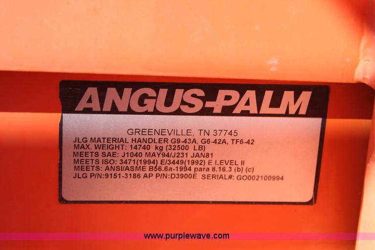 image for item L6827 2007 JLG G9-43A telehandler