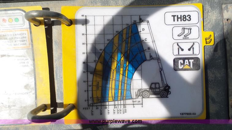 image for item N9442 1997 Caterpillar TH83 telehandler