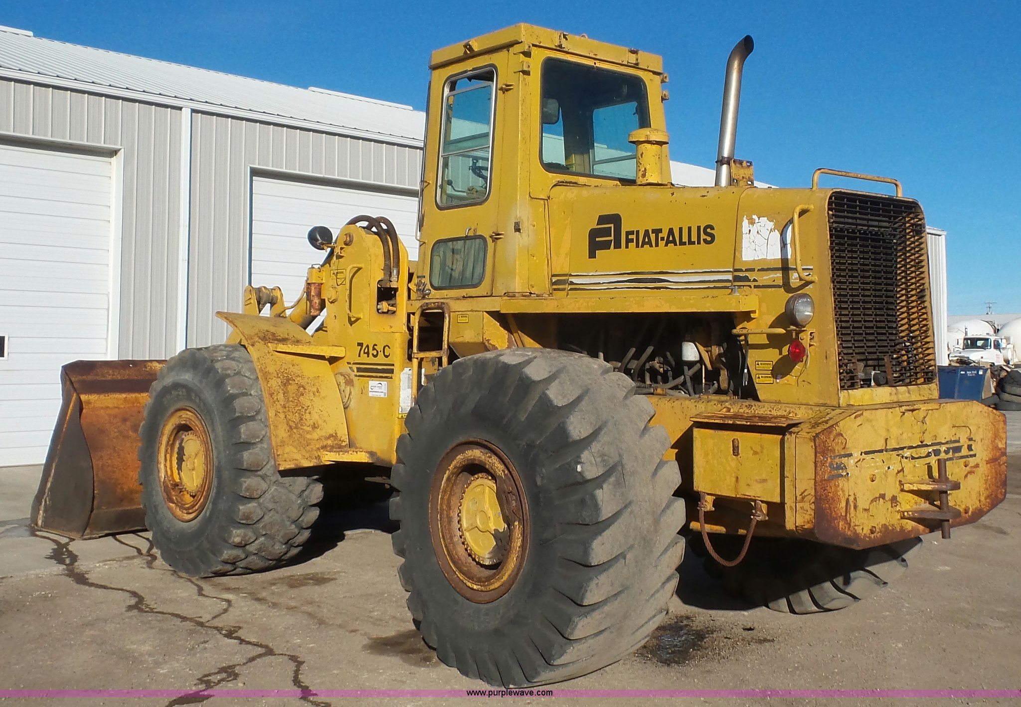 1979 FiatAllis 745C wheel loader in Hanover, KS Item J4730 sold