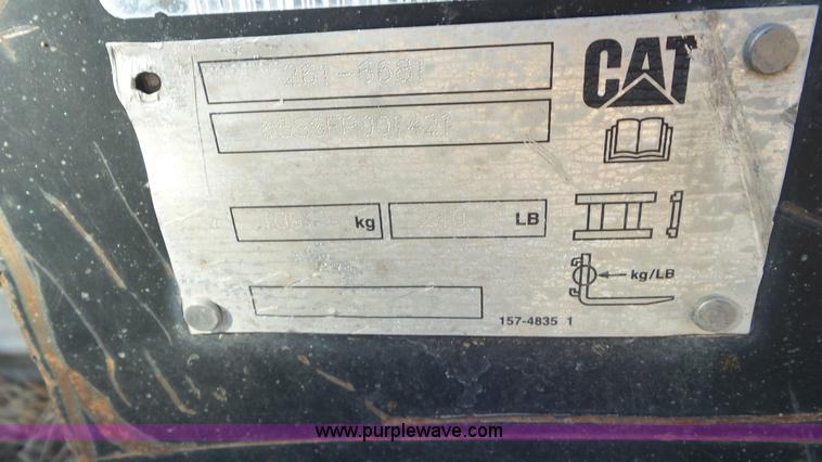image for item BN9346 Caterpillar 261-6681 skid steer fork attachment