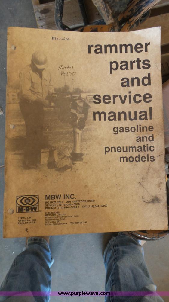 image for item BN9363 (2) Bomag walk behind compactors