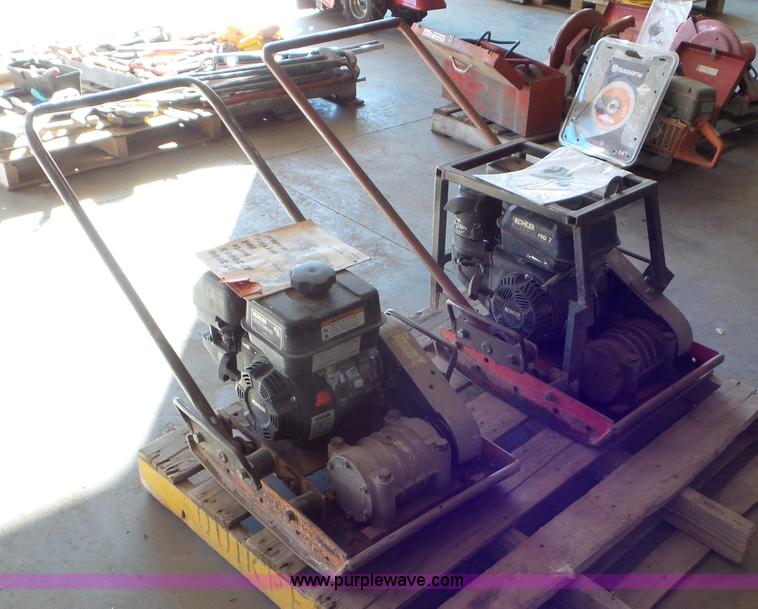 image for item BN9366 (2) walk behind compactors