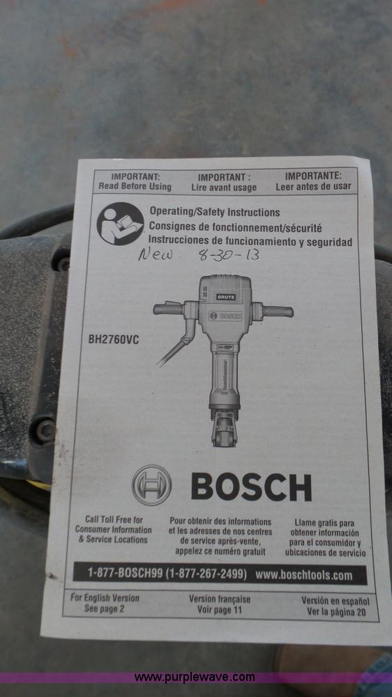 image for item BN9383 Bosch Brute BH2760VC concrete breaker