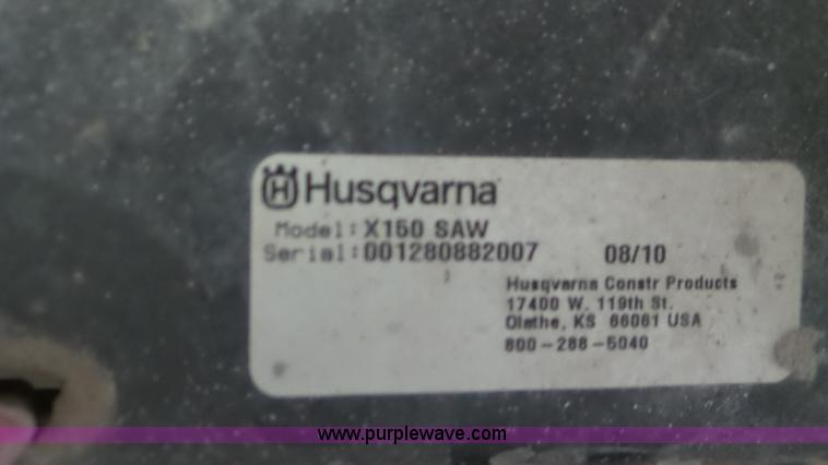 image for item BN9409 Husqvarna X150 early entry concrete saw
