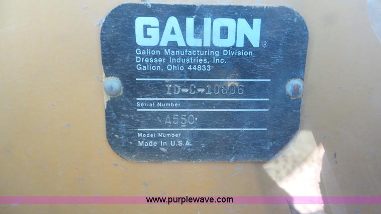 image for item J6799 Galion A550 motor grader