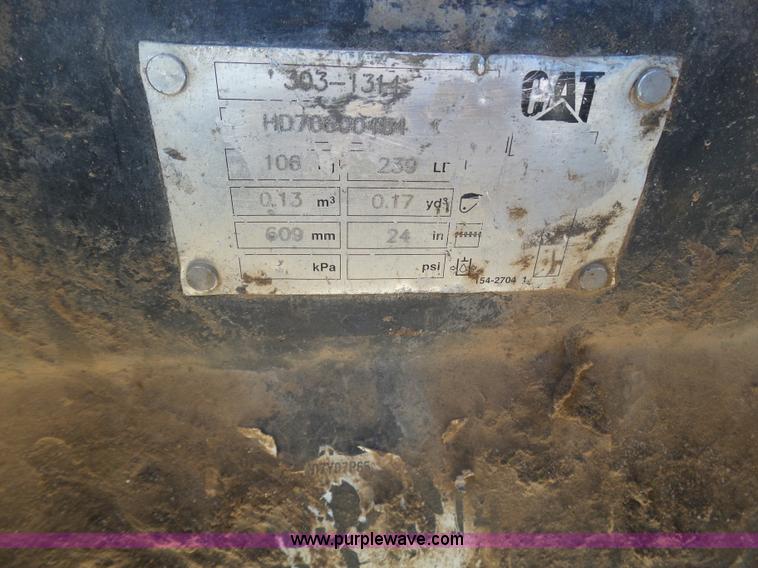 image for item J6800 2008 Caterpillar 304C CR mini excavator