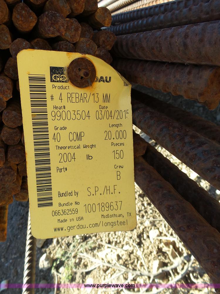 image for item J6815 Assorted rebar