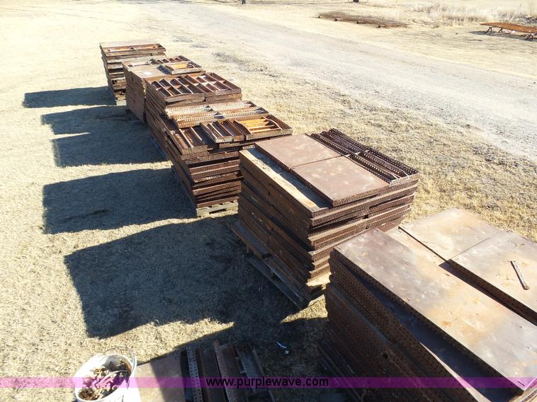image for item J6822 Assorted Efco steel panels and concrete forms