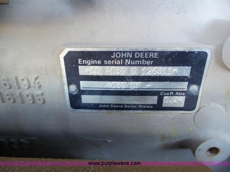 image for item J8286 1993 Ingersoll Rand 185 air compressor