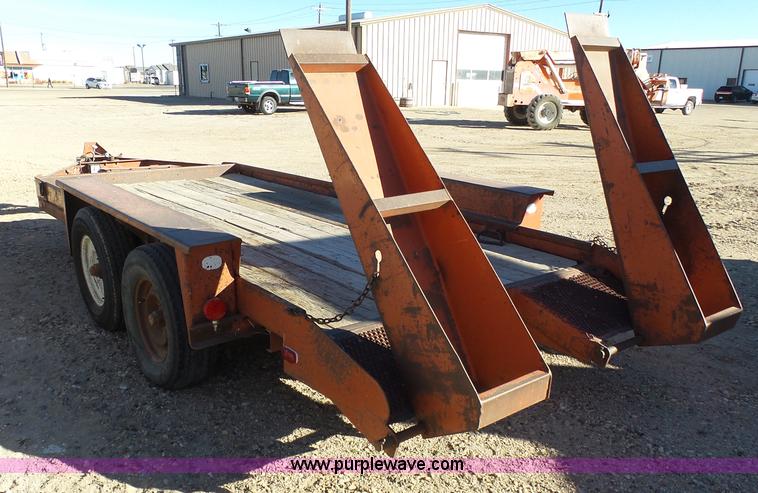 image for item J8291 1984 Belshe equipment trailer