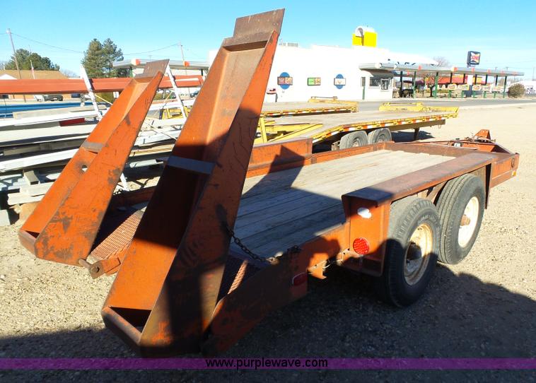 image for item J8291 1984 Belshe equipment trailer