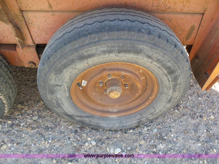 image for item J8291 1984 Belshe equipment trailer