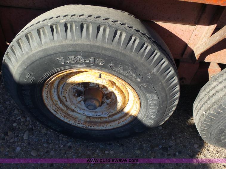 image for item J8291 1984 Belshe equipment trailer