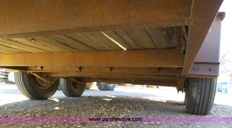 image for item J8291 1984 Belshe equipment trailer