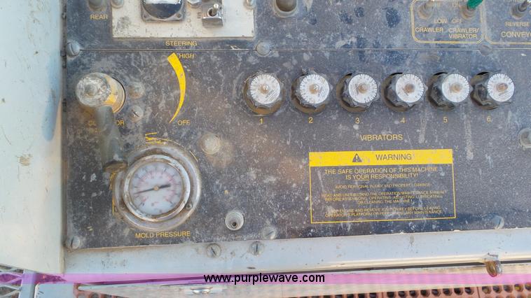 image for item J8297 1996 Power Curber 5700-B curb machine