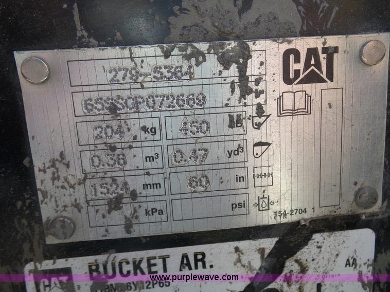 image for item J8301 2012 Caterpillar 226B3 skid steer