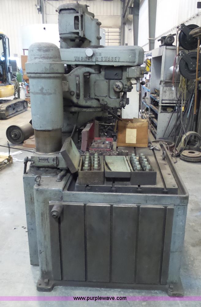 image for item AR9456 Warner & Swasey precision tapping and threading machine