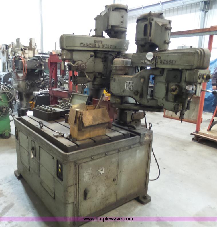 image for item AR9456 Warner & Swasey precision tapping and threading machine