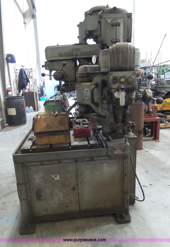 image for item AR9456 Warner & Swasey precision tapping and threading machine