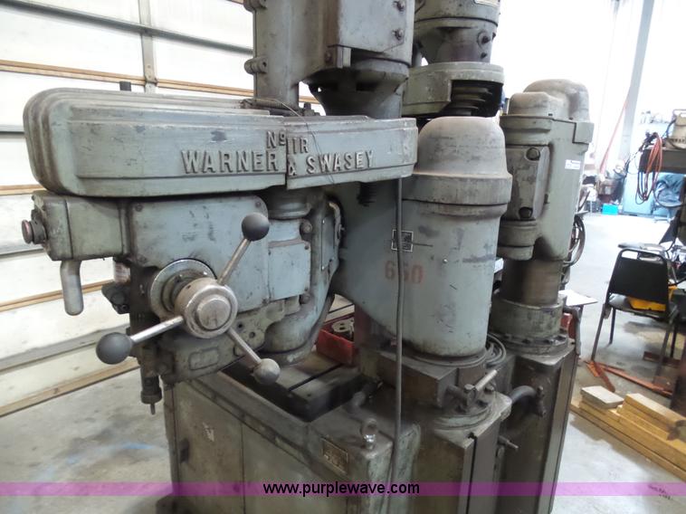 image for item AR9456 Warner & Swasey precision tapping and threading machine