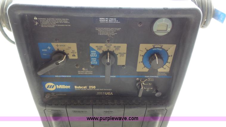 image for item BF9091 Miller Bobcat 250 welder/generator