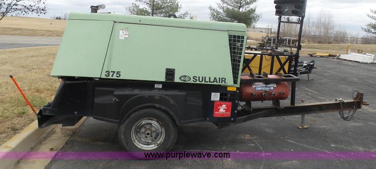image for item BI9211 Sullair 375 air compressor