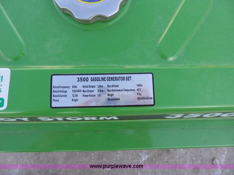 image for item BT9305 Lifan Energy Storm 3500 generator