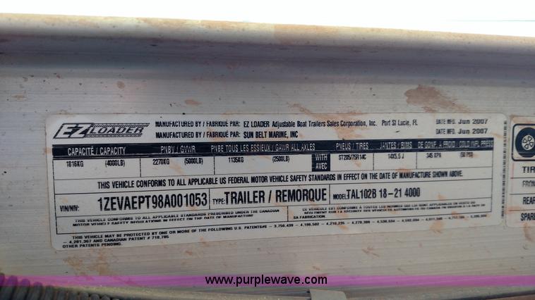 image for item J7574 2007 Glastron GXL-205 boat