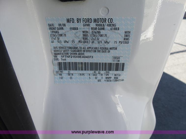 image for item J7686 2009 Ford F250 Super Duty pickup truck