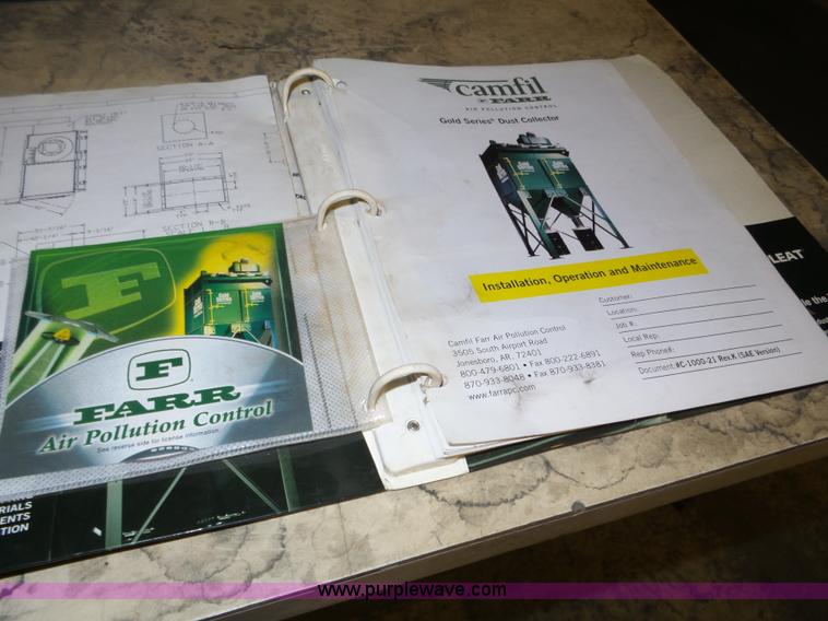 image for item J8844 2011 Camfill Gold Series Farr smoke extraction system