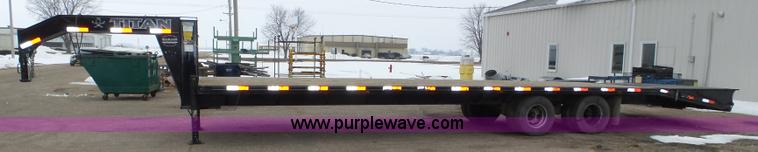 image for item J8846 2014 Titan equipment trailer