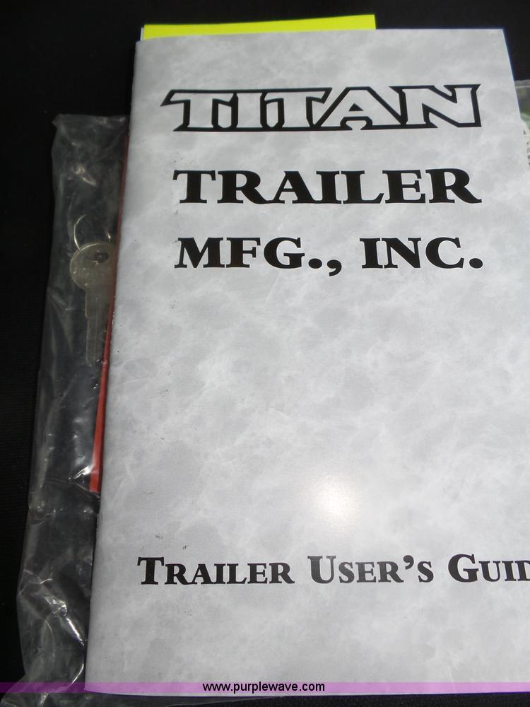 image for item J8846 2014 Titan equipment trailer