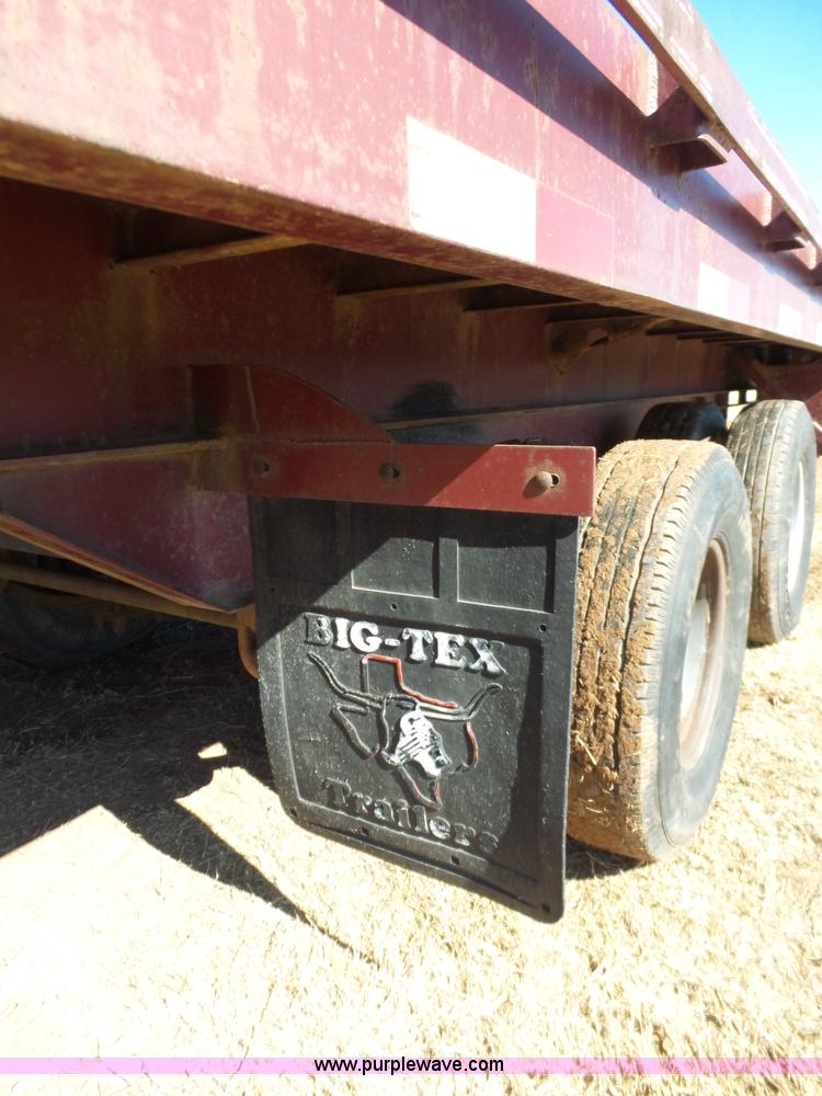 image for item K5779 2000 Big Tex 24-MF48 flatbed trailer