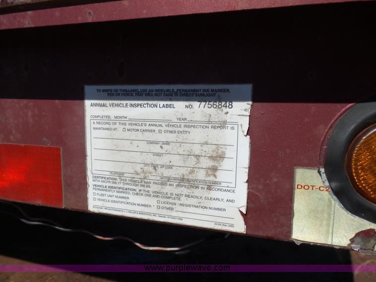 image for item K5779 2000 Big Tex 24-MF48 flatbed trailer