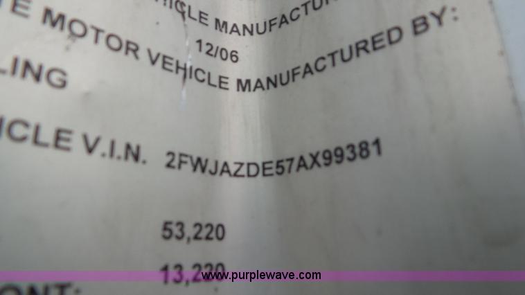 image for item K6954 2007 Sterling L9500 rollback truck