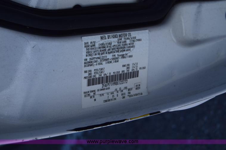 image for item K8699 2008 Ford Crown Victoria Police Interceptor