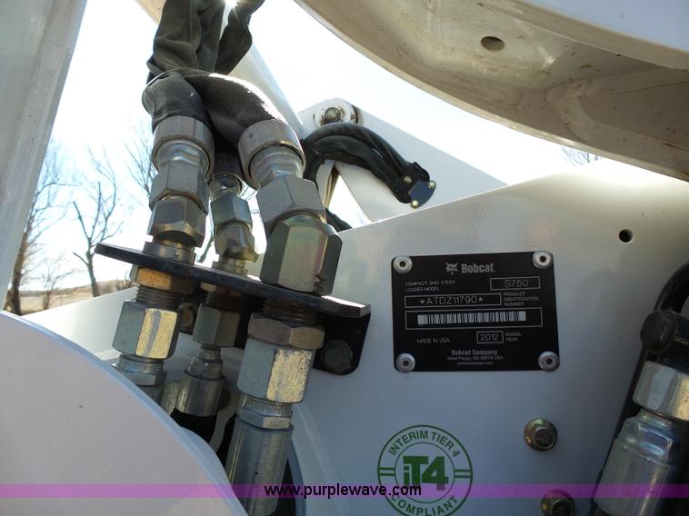 image for item L3665 2012 Bobcat S750 skid steer