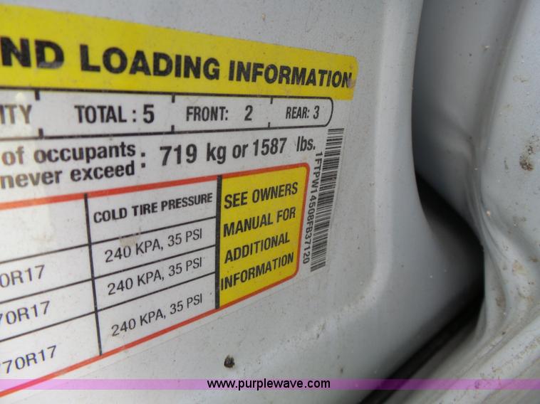 image for item L3690 2008 Ford F150 XLT SuperCrew pickup truck