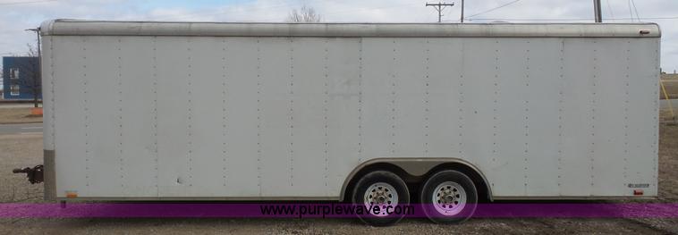 image for item L4759 2003 Forest River enclosed cargo trailer