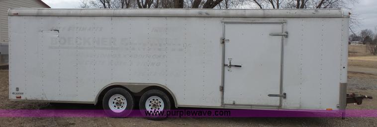 image for item L4759 2003 Forest River enclosed cargo trailer